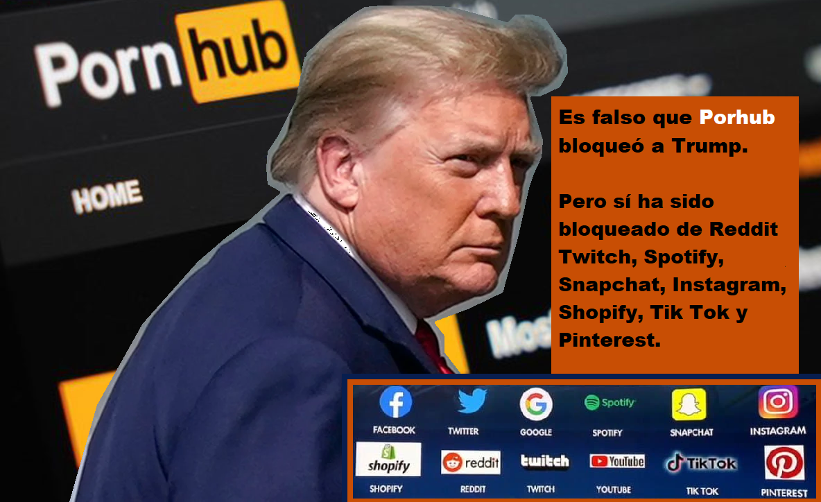 Pornhub todavía no bloquea a Donald Trump