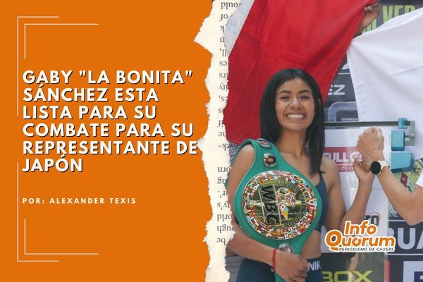 Gaby «la bonita» Sánchez esta lista para su combate para su representante de Japón