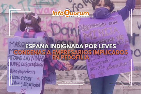 España indignada por leves condenas a empresarios implicados en pedofilia<br>