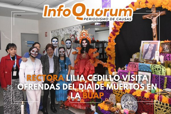 En la BUAP celebran el Día de Muertos con ofrendas creativas y divertidas