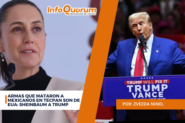 Armas que mataron a mexicanos en Tecpan son de EUA: Sheinbaum a Trump