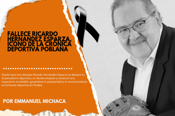 Fallece Ricardo Hernández Esparza, icono de la crónica deportiva poblana