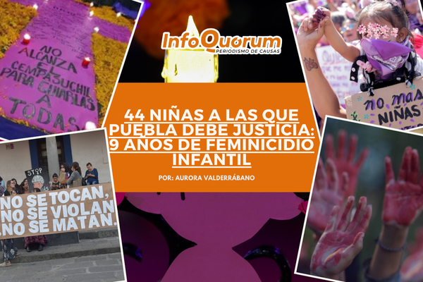 44 niñas a las que Puebla debe justicia: 9 años de feminicidio infantil