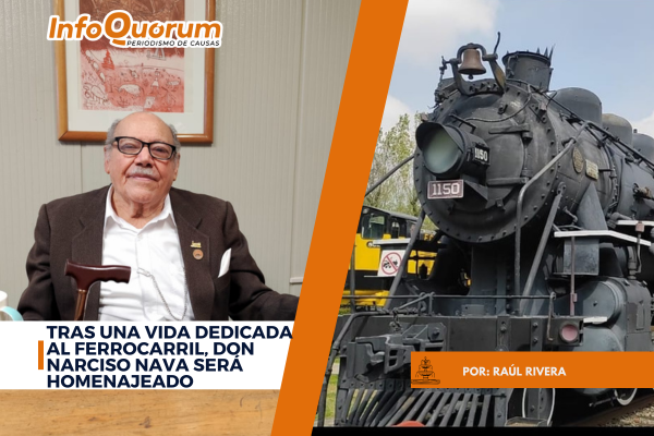 Tras una vida dedicada al Ferrocarril, Don Narciso Nava será homenajeado