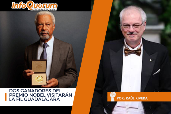 Dos ganadores del Premio Nobel visitarán la FIL Guadalajara