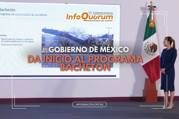 Gobierno de México da inicio al programa bacheton