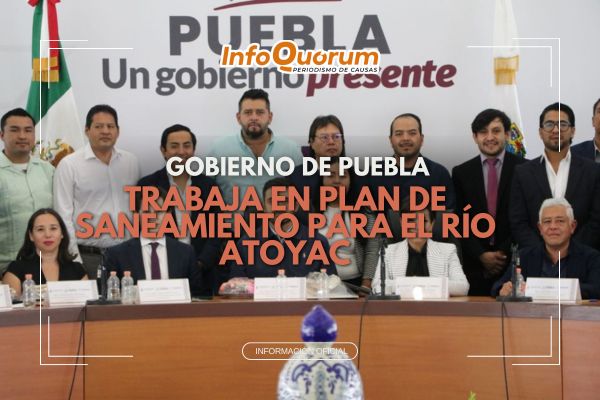 Gobierno de Puebla trabaja en plan de saneamiento para el río Atoyac