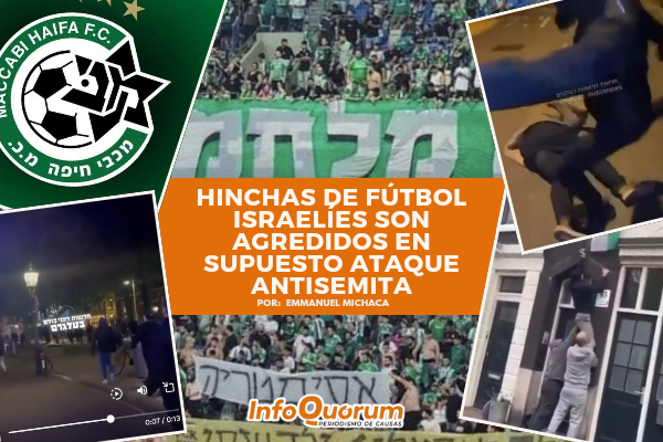 Hinchas de fútbol israelíes son agredidos en supuesto ataque antisemita