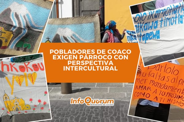 Pobladores de Coaco exigen párroco con perspectiva intercultural