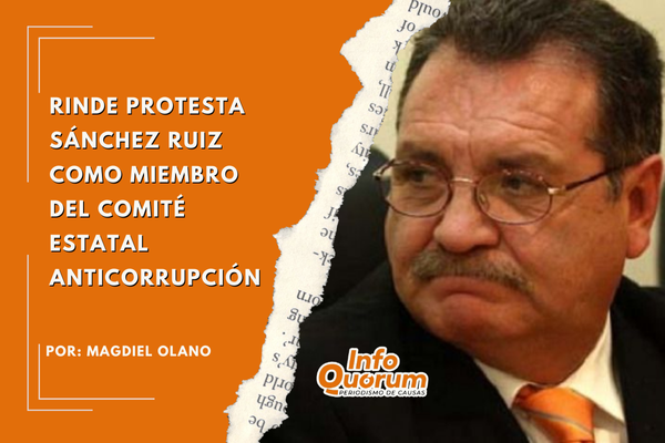 Rinde protesta Sánchez Ruiz como miembro del Comité Estatal Anticorrupción