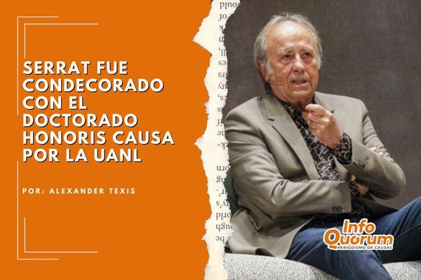 Serrat fue condecorado con el doctorado Honoris Causa por la UANL