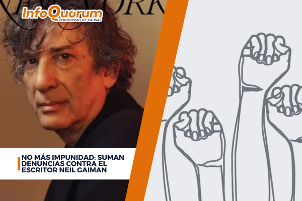 No más impunidad: suman denuncias contra el escritor Neil Gaiman