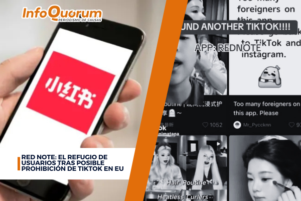 Red Note: el refugio de usuarios tras posible prohibición de TikTok en EU