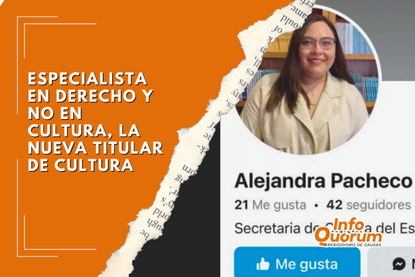 Confirman cambio de secretaria de Cultura: será Alejandra Pacheco