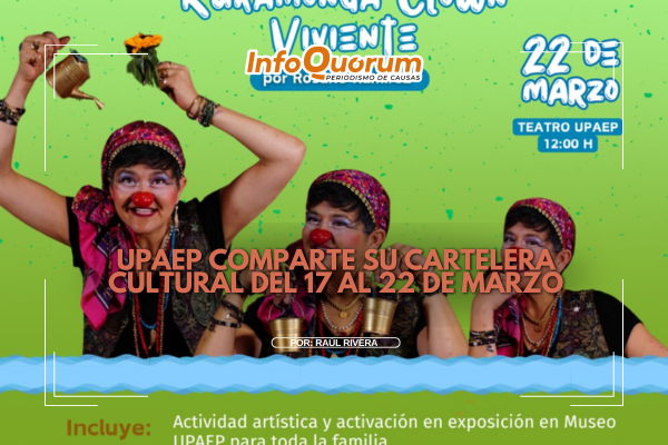 UPAEP comparte su cartelera cultural del 17 al 22 de marzo