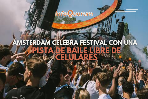 Ámsterdam celebra festival con una pista de baile libre de celulares