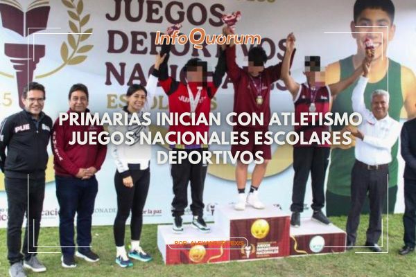 Primarias inician con atletismo Juegos Nacionales Escolares Deportivos