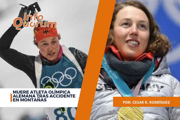Muere atleta olímpica alemana tras accidente en montañas