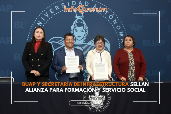 Rectora Lilia Cedillo Ramírez encabeza convenio de colaboración con la Secretaría de Infraestructura estatal