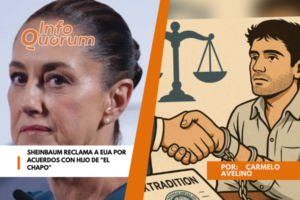 Sheinbaum reclama a EUA por acuerdos con hijo de «El Chapo»