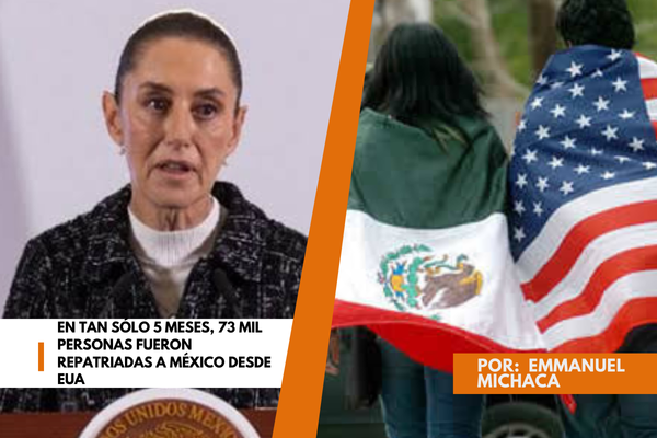 En tan sólo 5 meses, 73 mil personas fueron repatriadas a México desde EUA