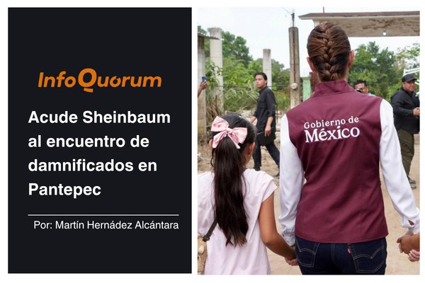 La presidenta de México, Claudia Sheinbaum Pardo, encabezó su sexto día de recorridos por zonas afectadas y supervisó labores de limpieza en Pantepec, tras las lluvias intensas registradas hace poco más de una semana. “No dejamos a nadie atrás”, informó en redes.