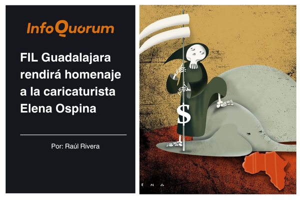 FIL Guadalajara rendirá homenaje a la caricaturista Elena Ospina