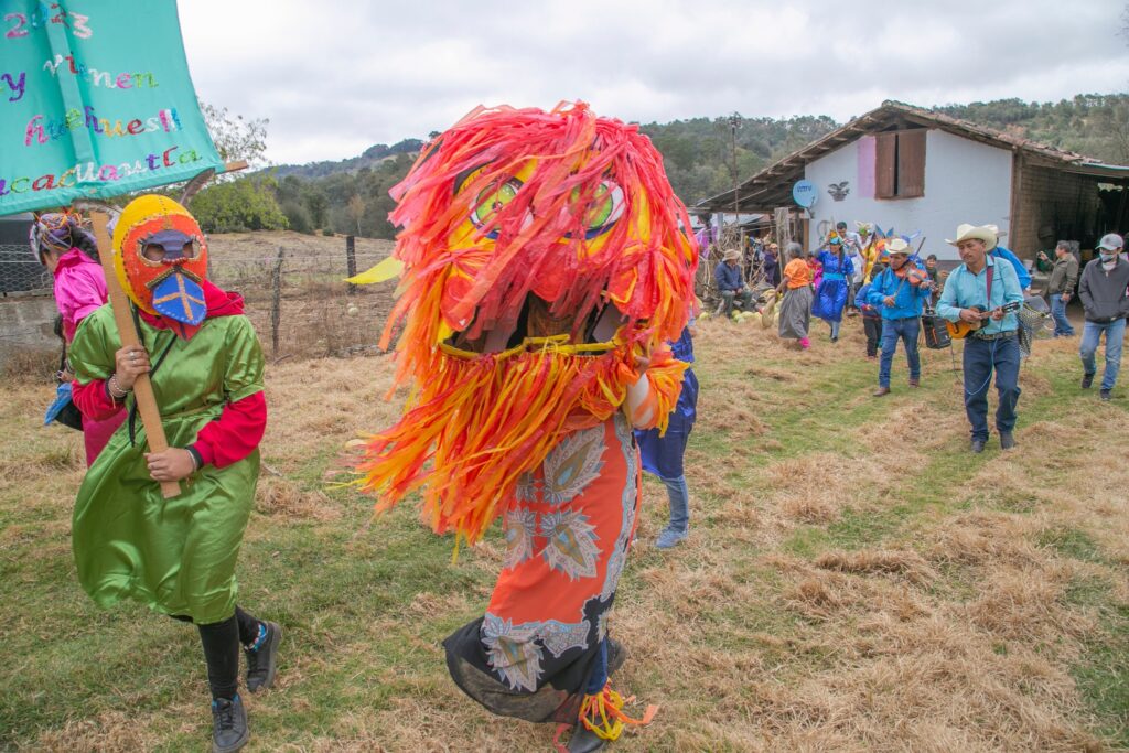 Imagen del carnaval de Zacacuautla, que honra a la madre tierra. (Ocotenco-Kuautlali)