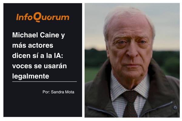 Michael Caine y más actores dicen sí a la IA: voces se usarán legalmente